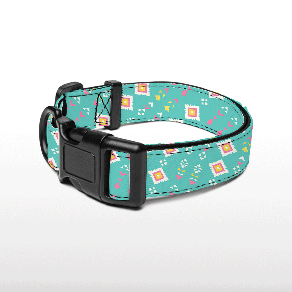 Plush Collar - Aztec Spark