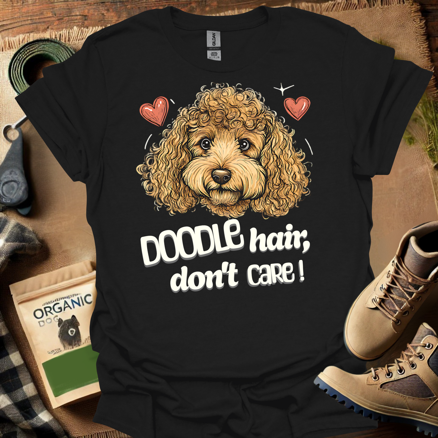 Doodle Hair Dont Care - Hearts