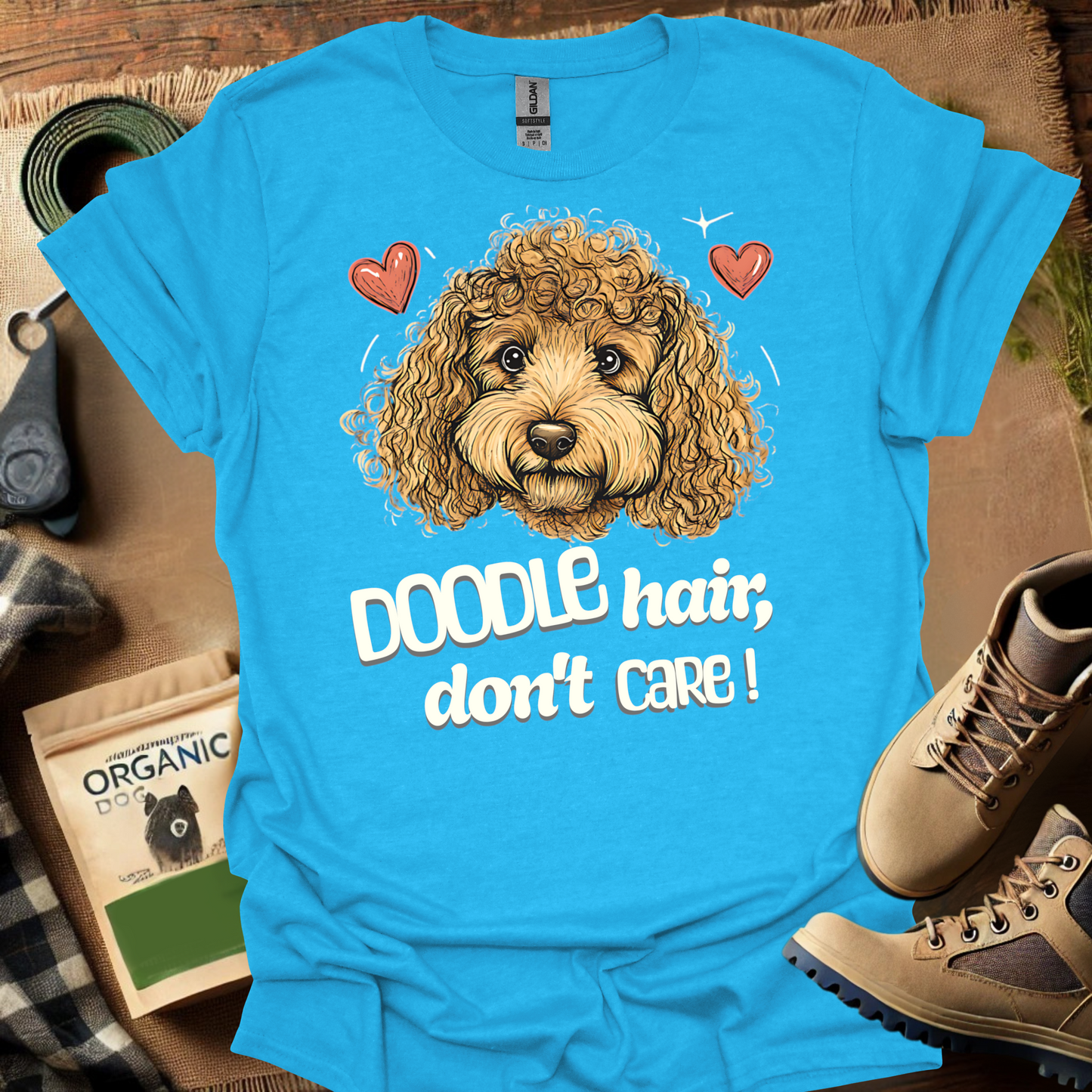 Doodle Hair Dont Care - Hearts