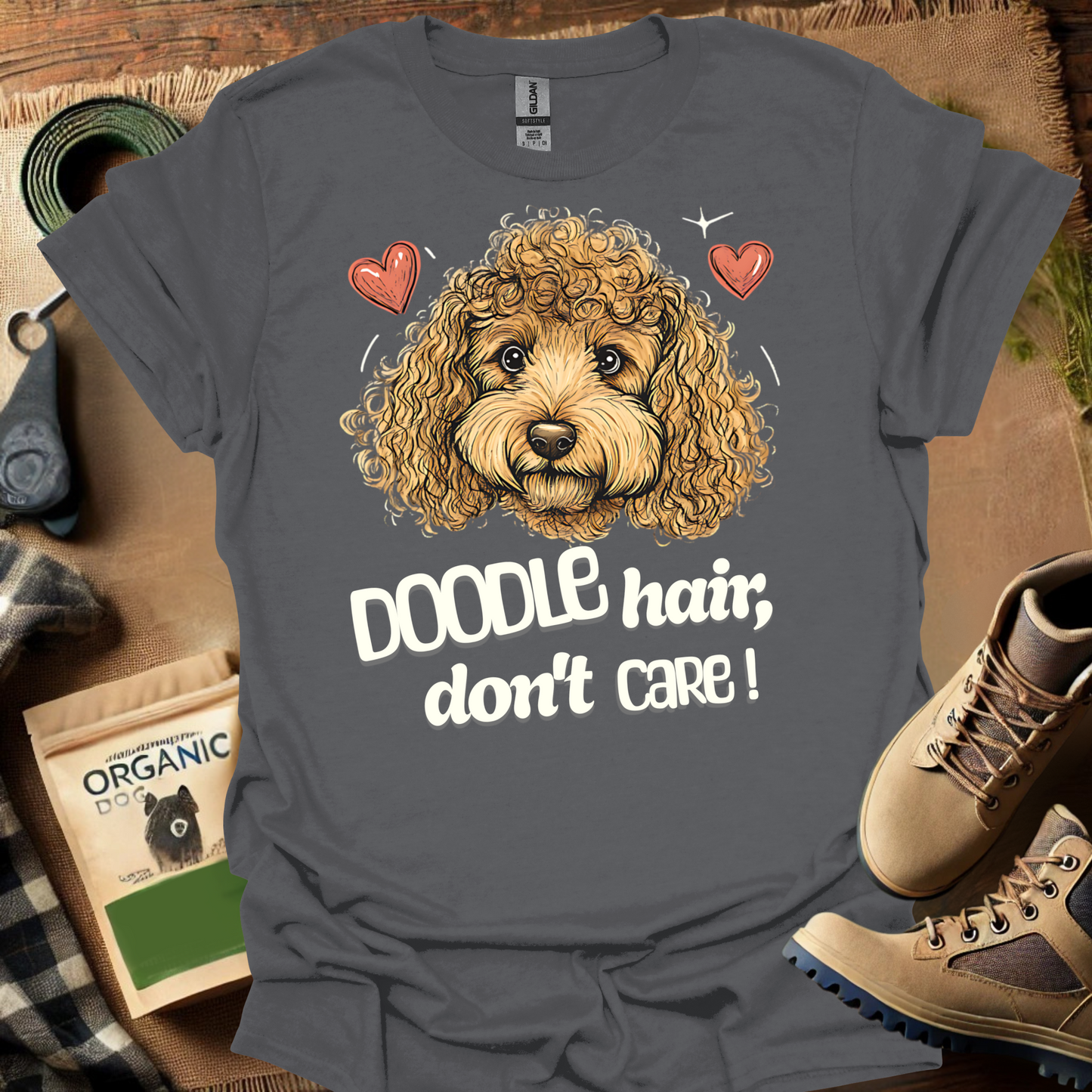 Doodle Hair Dont Care - Hearts