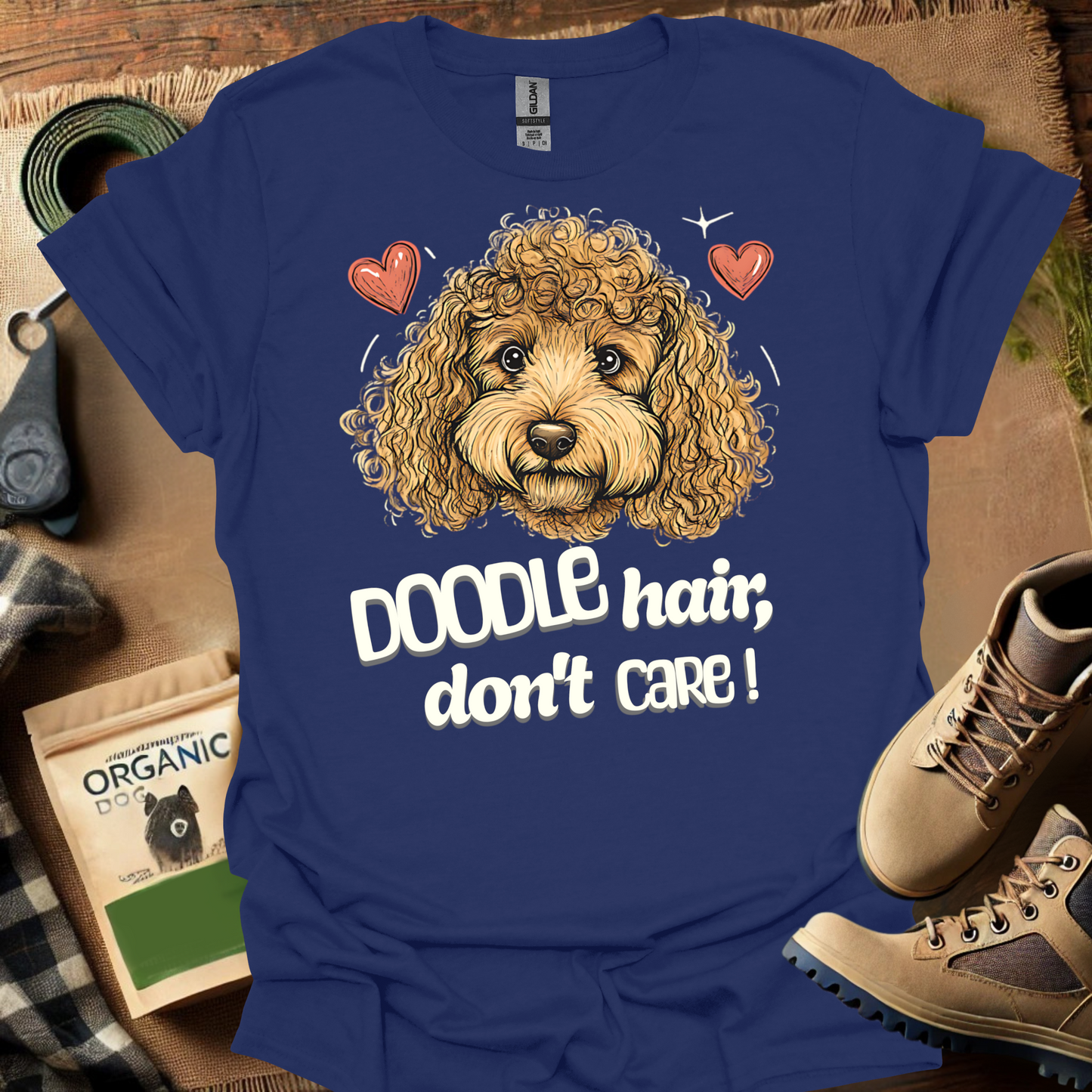 Doodle Hair Dont Care - Hearts