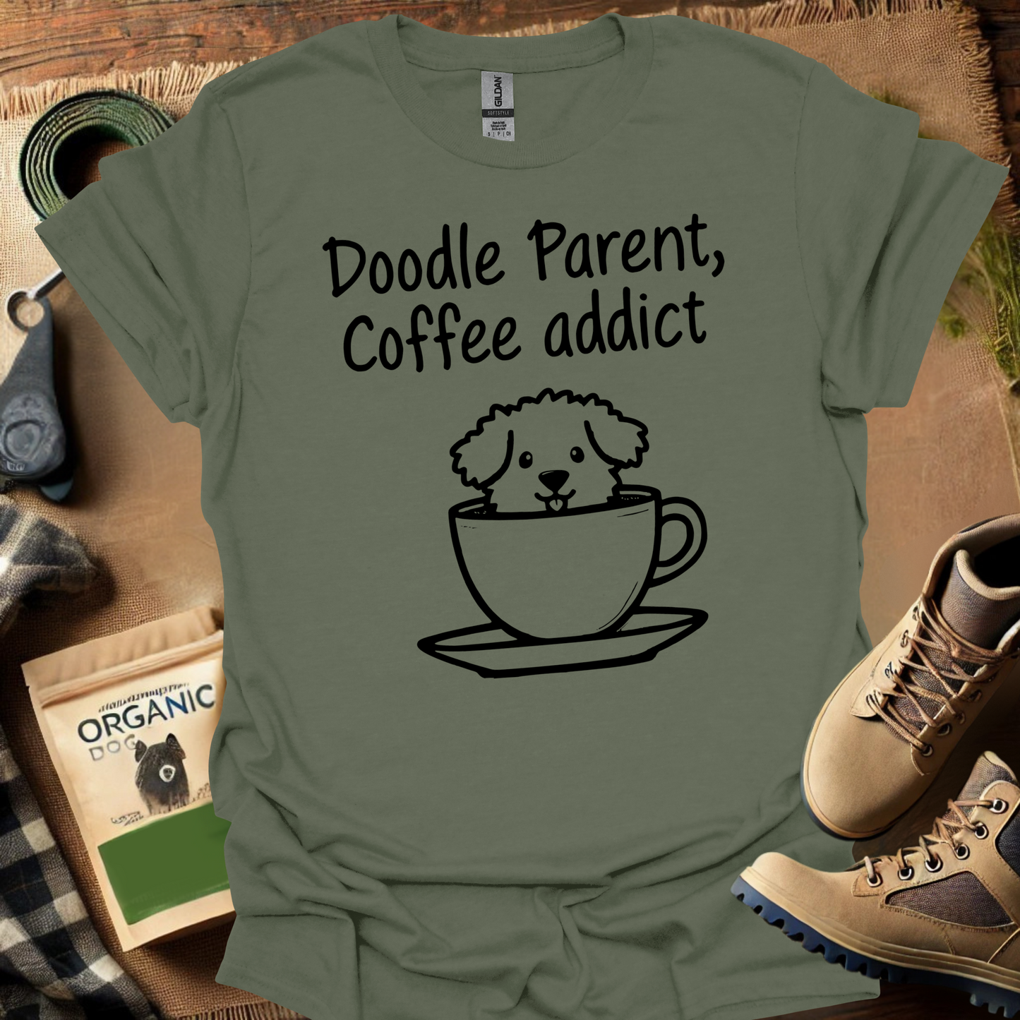 Doodle Parent Coffee Addict