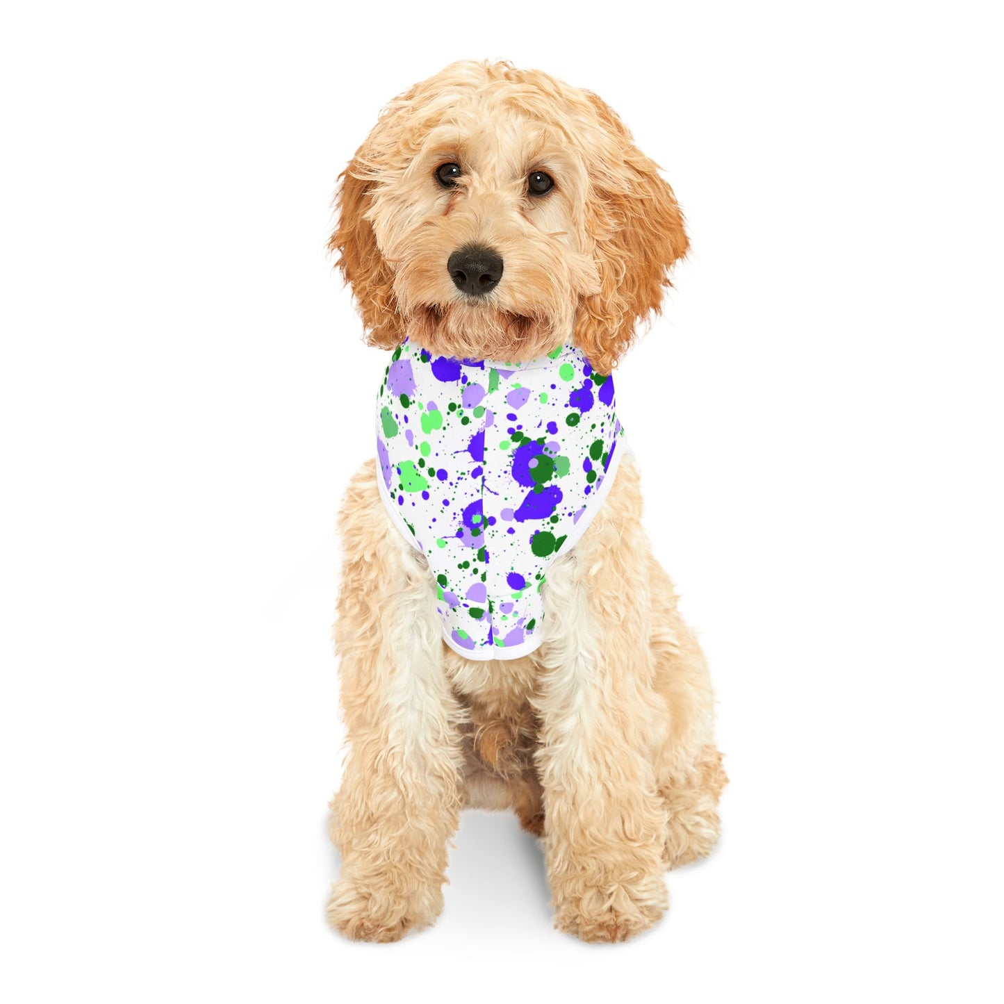 Plush Hoodie - Splatter Sparkle - Purple