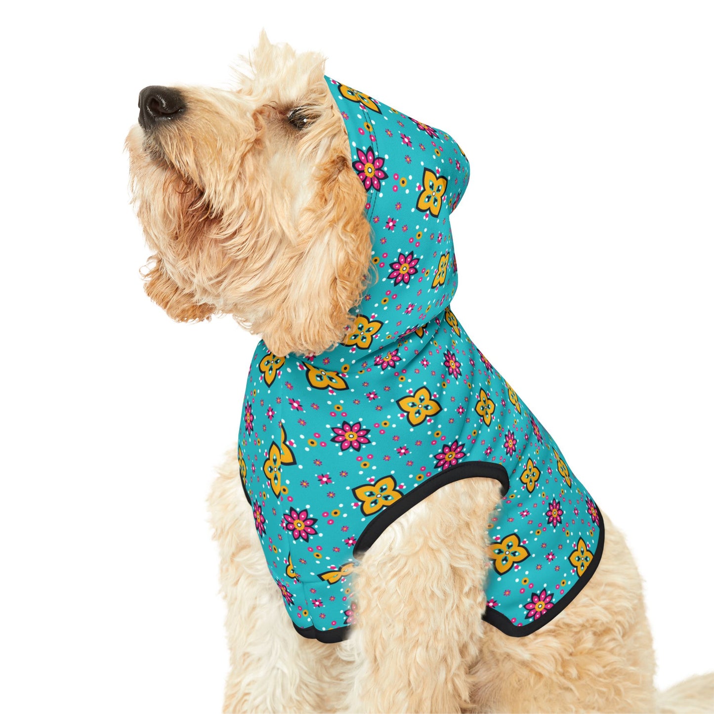 Plush Hoodie - Daisy Delight