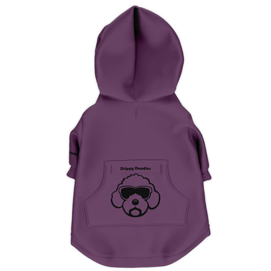 Cavi Dog Essential Zip-Up Hoodie - Purple Rain