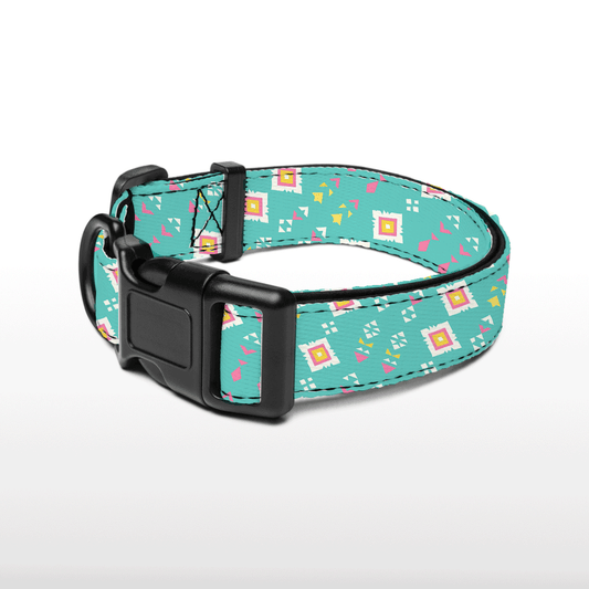 Plush Collar - Aztec Spark
