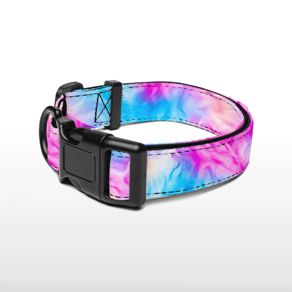 Plush Collar - Candy Cloudburst