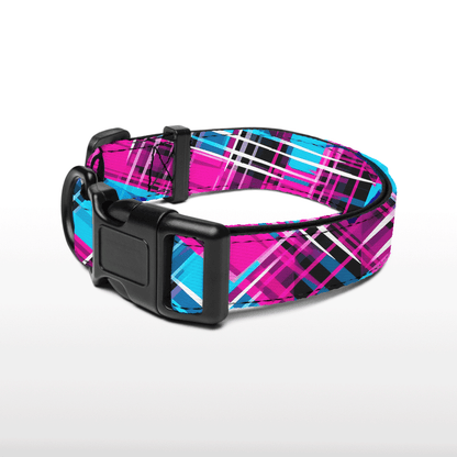 Plush Collar - Cyber Checkmate