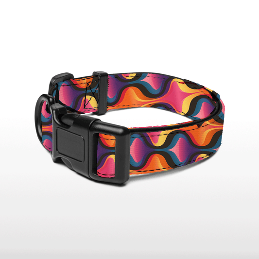 Plush Collar - Vivid Vortex
