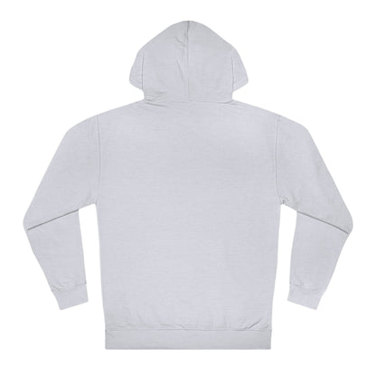 Suns Out Unisex Pullover Hoodie- Grey/Tangerine
